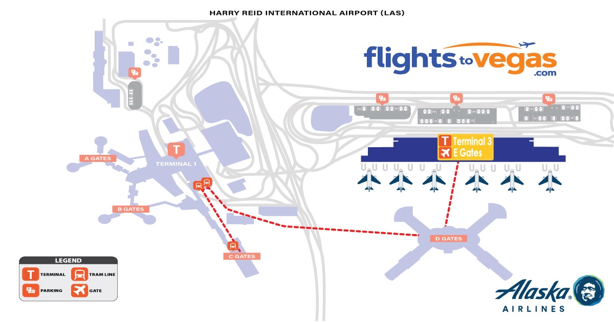 Alaska Airlines Harry Reid Airport Las Vegas