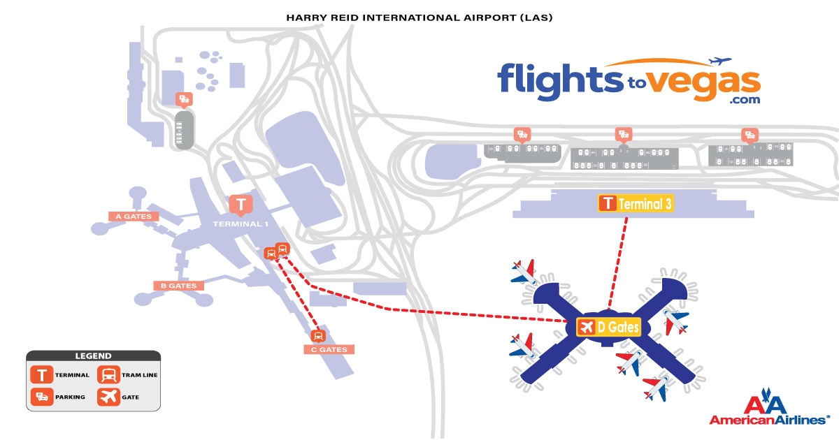 American Airlines Harry Reid Airport Las Vegas