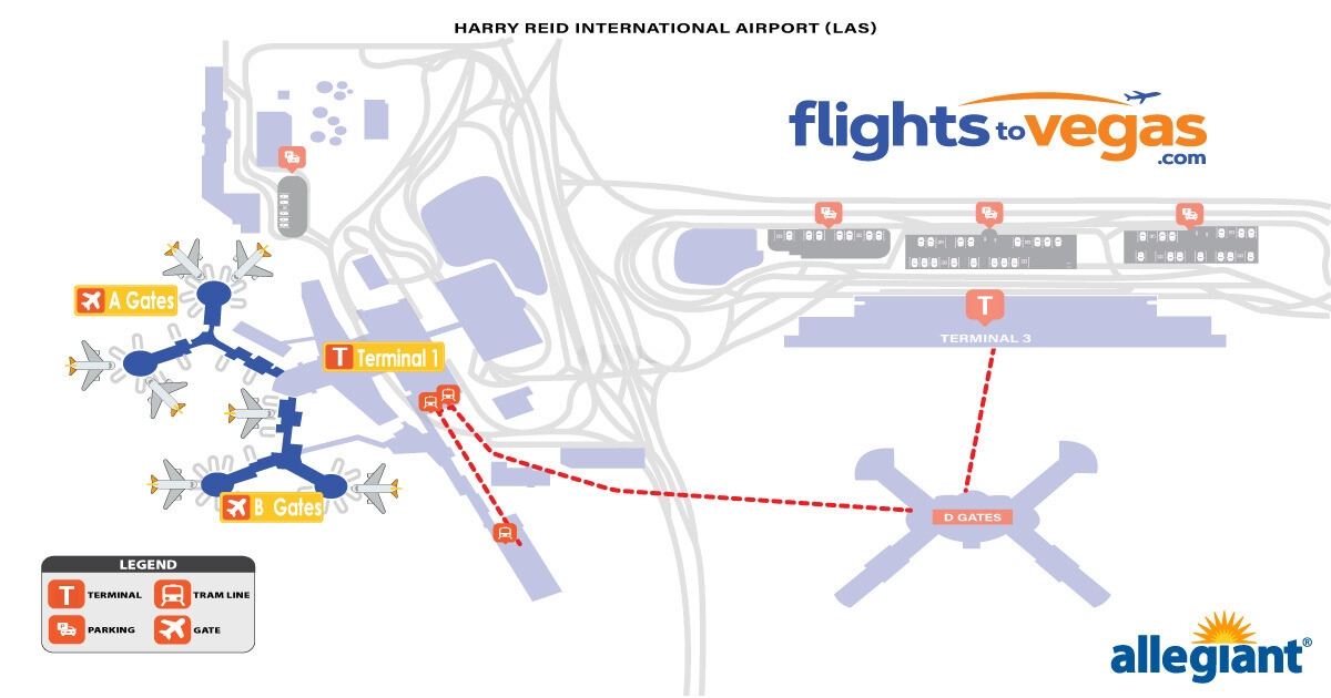 Allegiant Air Harry Reid Airport Las Vegas