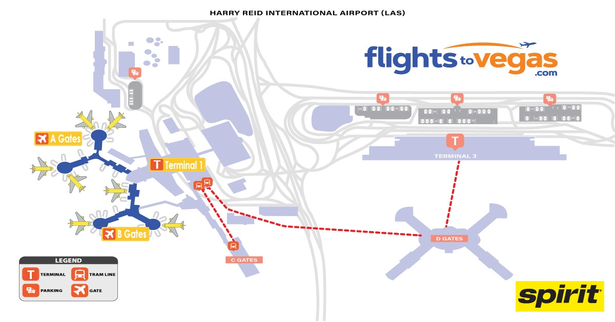 Spirit Airlines Harry Reid Airport Las Vegas