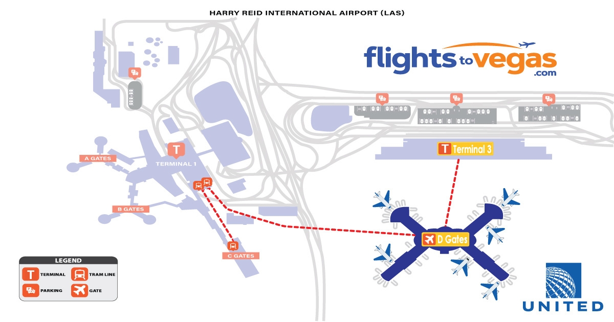 United Airlines Harry Reid Airport Las Vegas