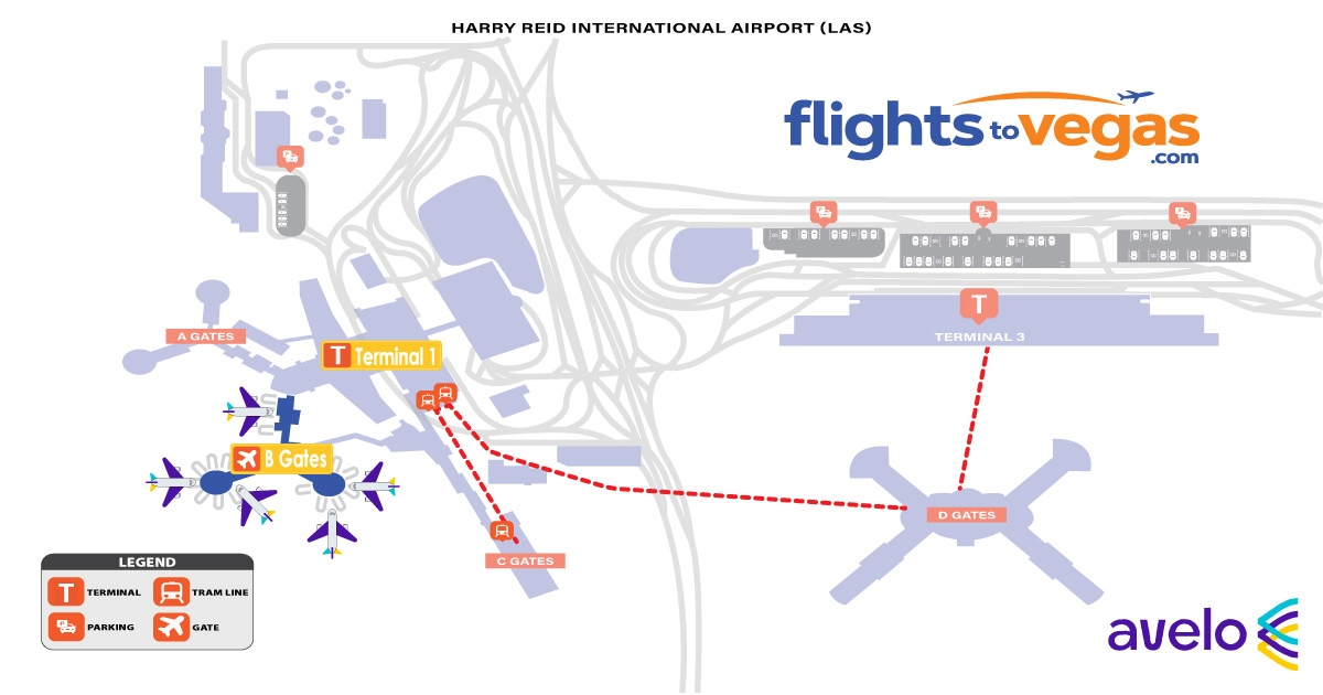 Avelo Airlines Harry Reid Airport Las Vegas