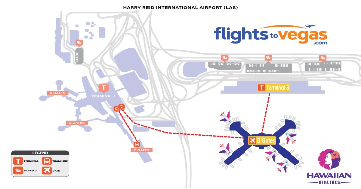 Hawaiian Airlines Harry Reid Airport Las Vegas