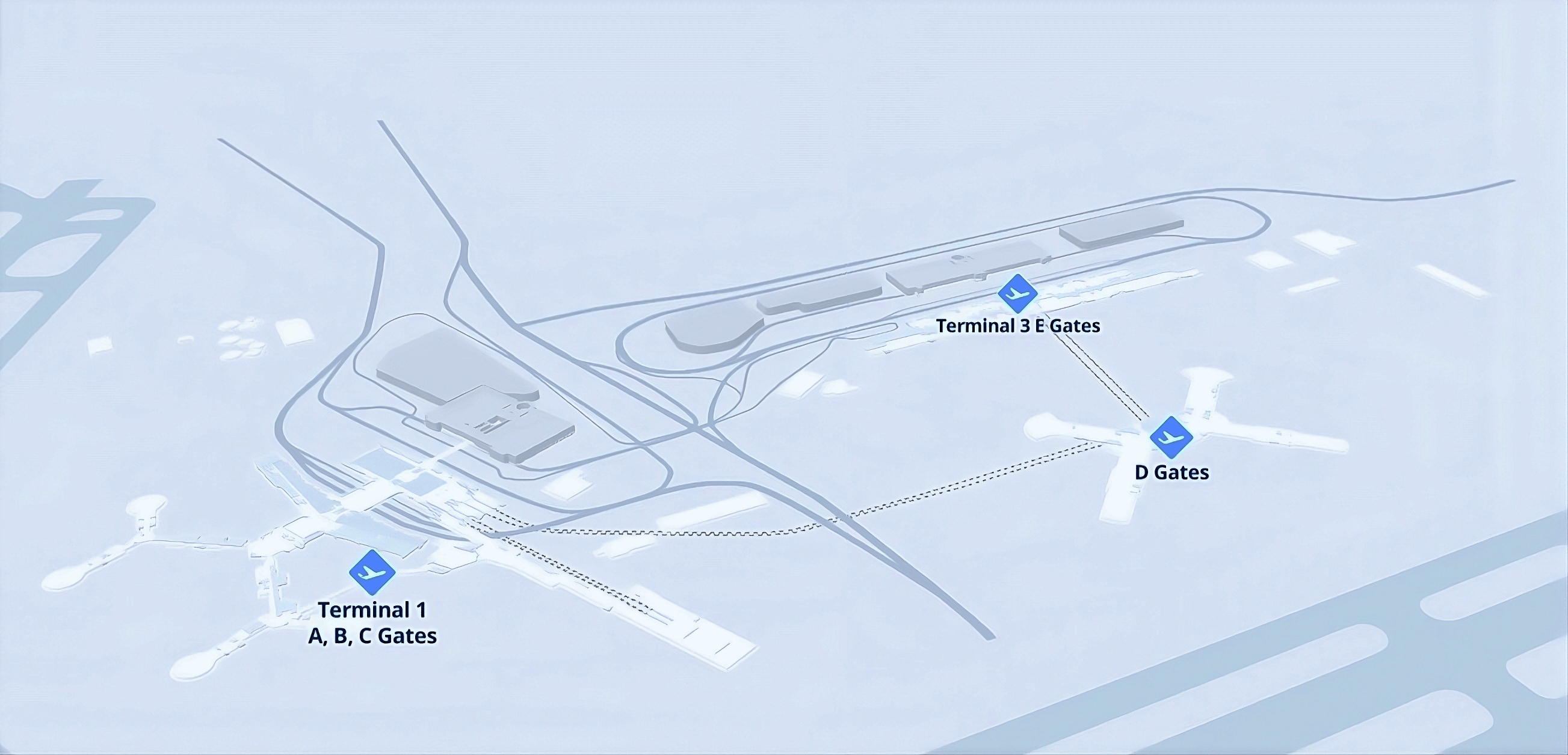 Harry Reid Airport Map